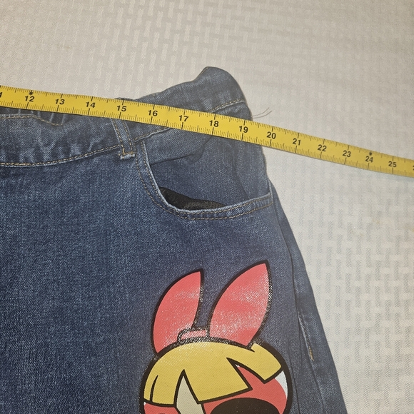 Power Puff Girls Romwe Cartoon Network Graphic Jeans size 18 - Picture 10 of 12
